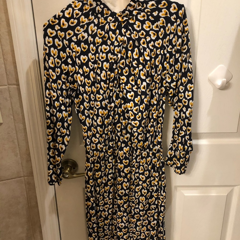 Navy heart dress